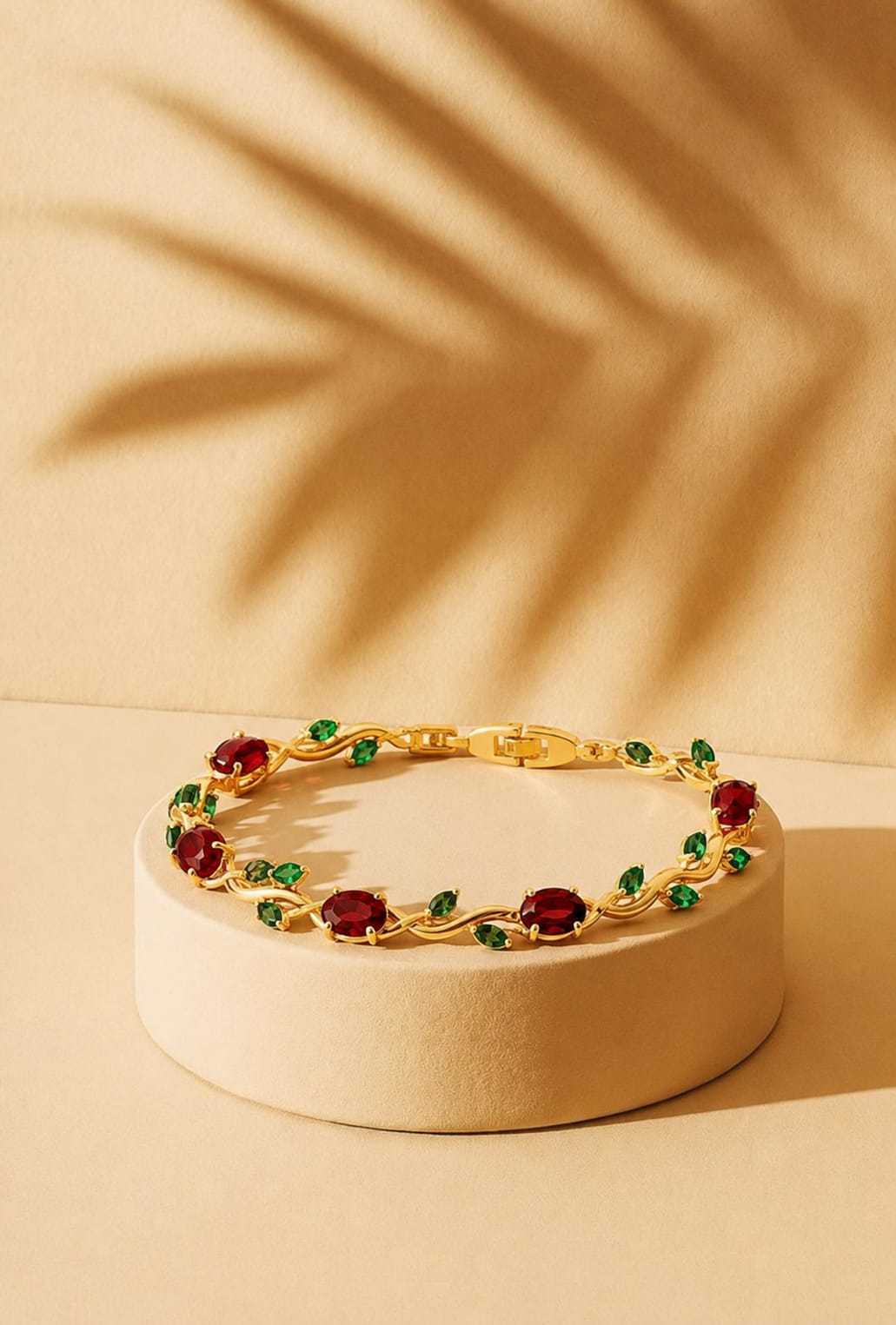 RED AND WHITE BRACELET