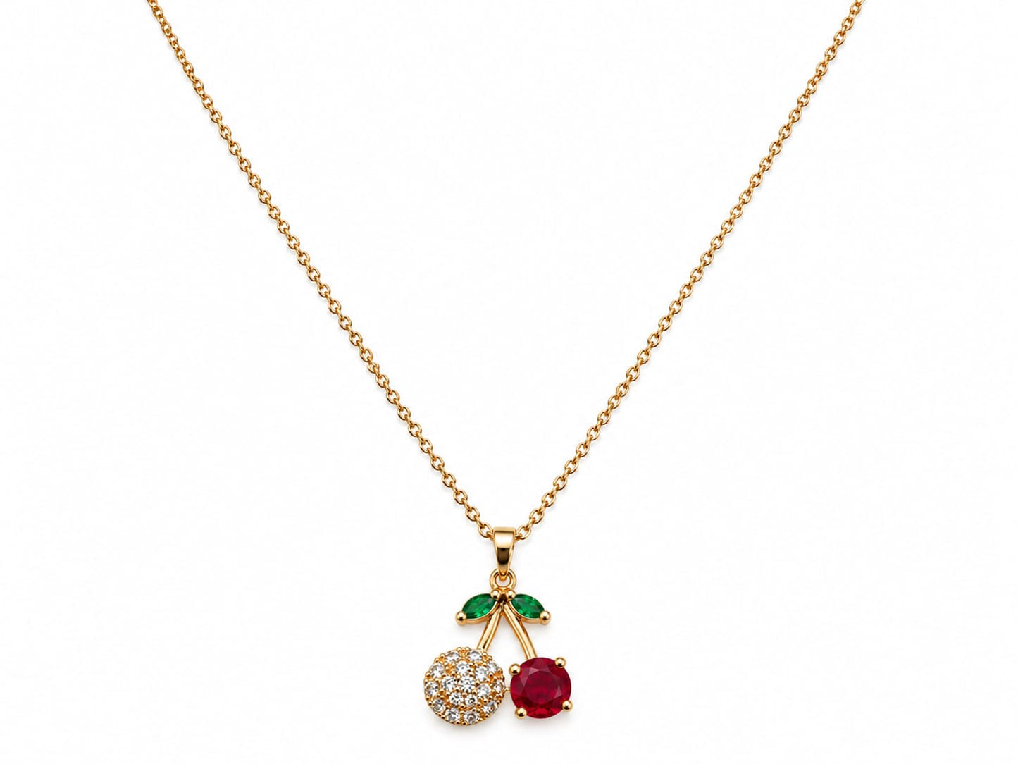RED AND WHITE NECKLESS