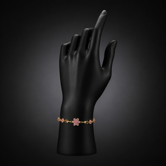 PINK STONE BRACELET
